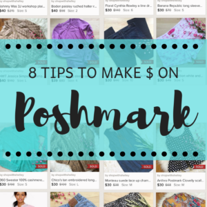 Easy tips to make money on Poshmark selling your old clothes!