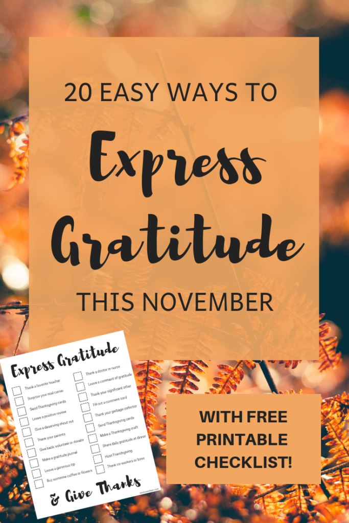 How to Show Gratitude and Give Thanks