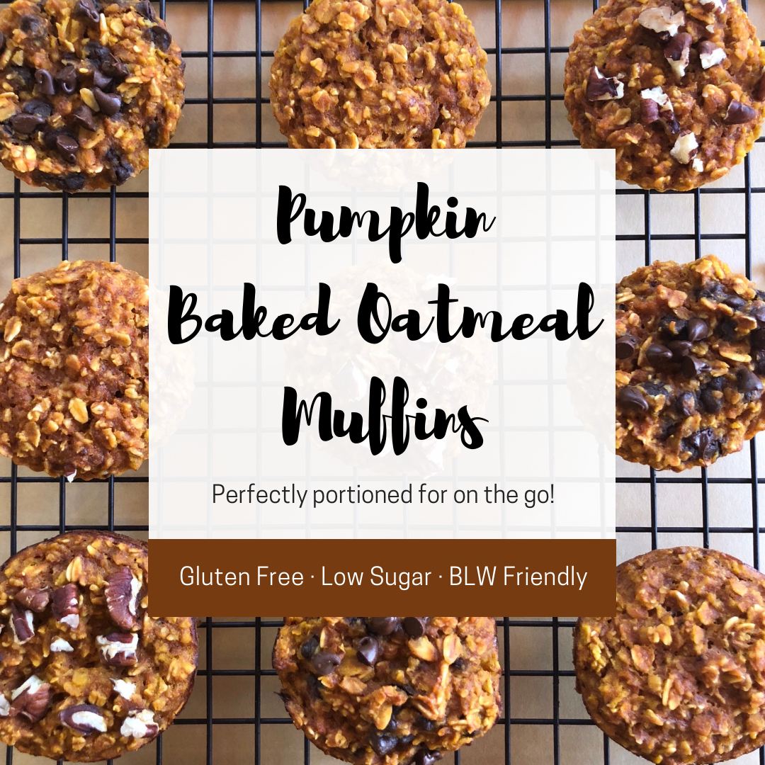 Pumpkin Baked Oatmeal Muffins