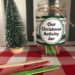Create a Christmas Bucket List Activity jar for your family! An easy DIY to encourage festive activities throughout the season with a free printable label!