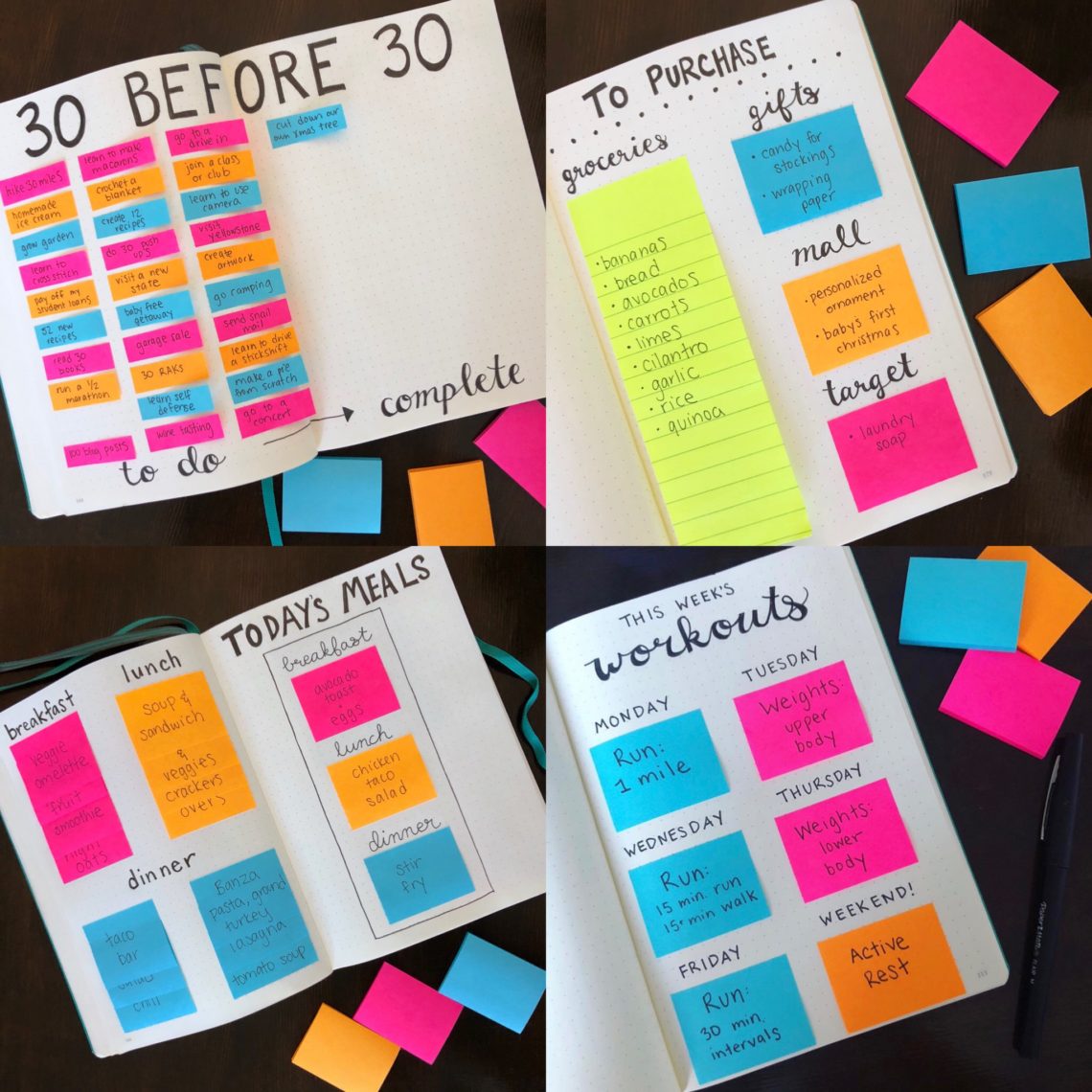 How to use sticky hot sale notes