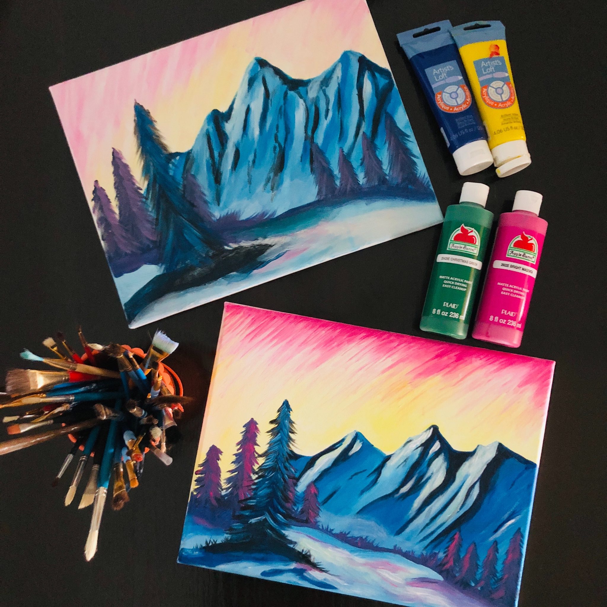 At Home Paint Night Date – Lets Live and Learn