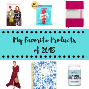 I'm sharing 18 of my favorite products from 2018--all under $50! My favorite planners, beauty, healthy living products and more.