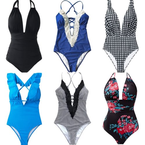 Flattering & inexpensive one pieces for moms- 2019 – Let's Live and Learn