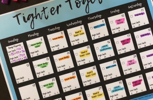 Free printable calendar for Madeline Move's Tighter Together Challenge