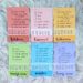 Cleaning cards: an easy and flexible cleaning system/schedule. DIY cards for your own home on index cards or paint samples! #cleaningschedule #flexible #habittracker