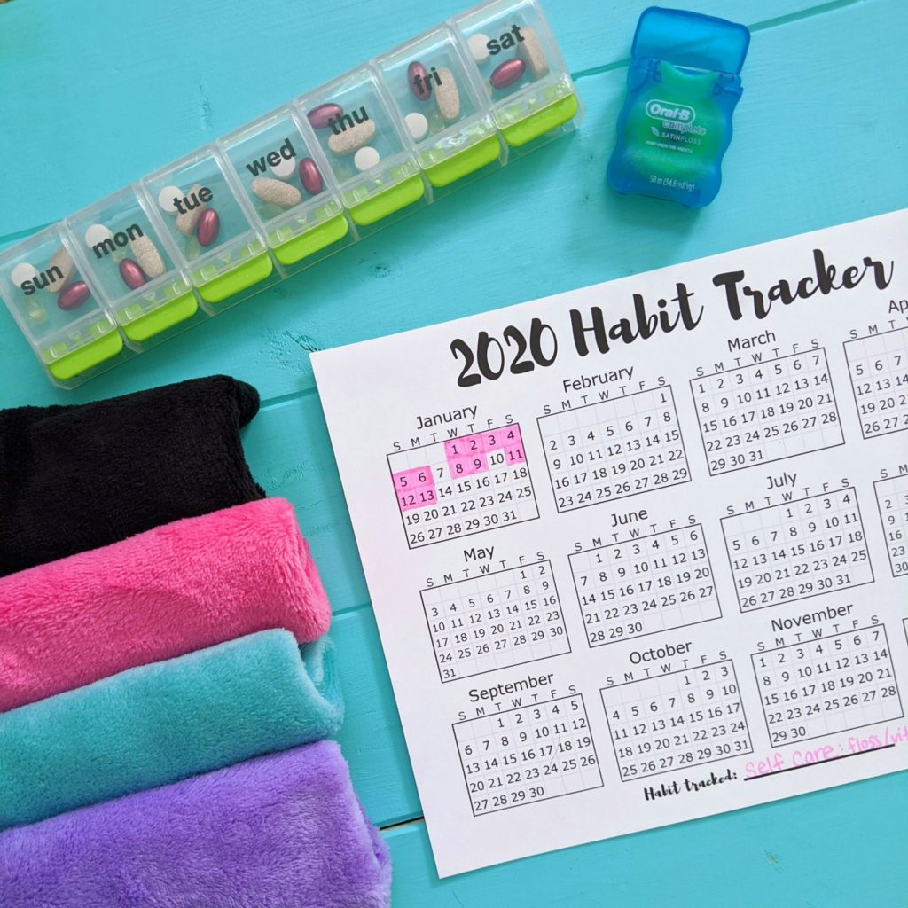 Download your free 2020 yearly habit tracker printable! Use this printable to keep track of your habits all year long! #2020goals #habittracker #printable #2020resolutions