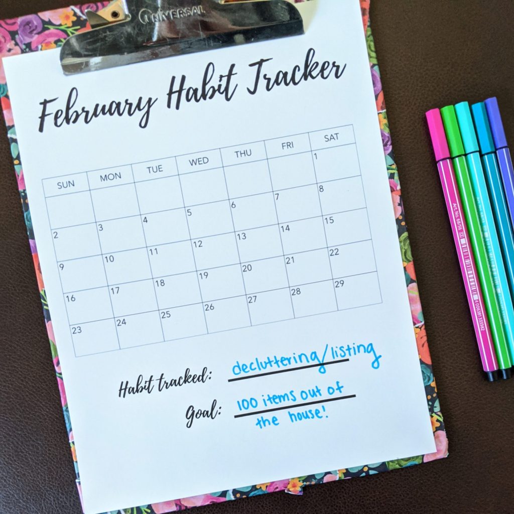 Monthly habit tracker printables. Use these free downloads to track your habits and reach your monthly goals! #freeprintable #habittracker #monthlygoals