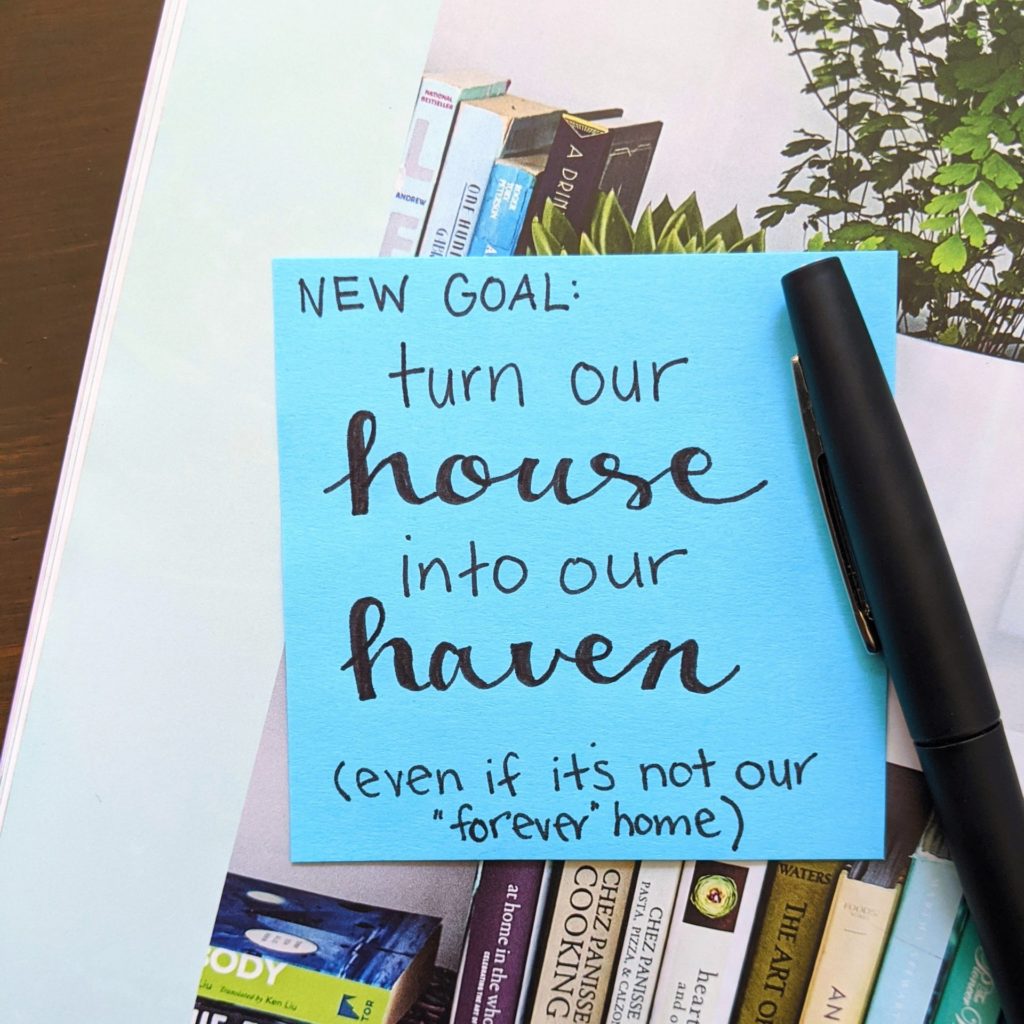 Home project notebook tutorial. Learn how to make a simple DIY home project notebook to tackle all of those home projects once and for all! #housetohome #housetohaven #operationhousetohaven #homeprojects #notebook #bulletjournal