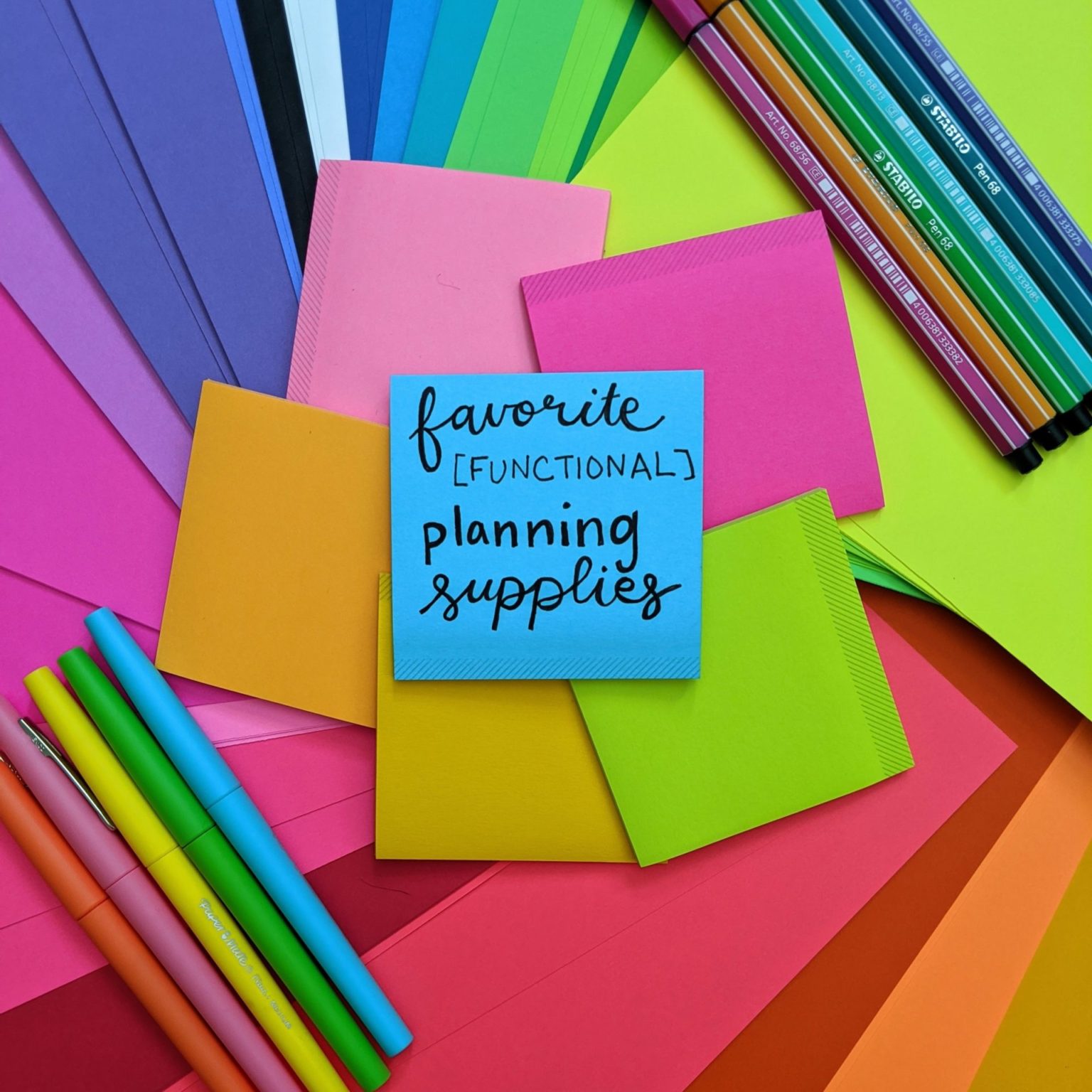 Favorite Functional Planning Supplies – Let's Live and Learn