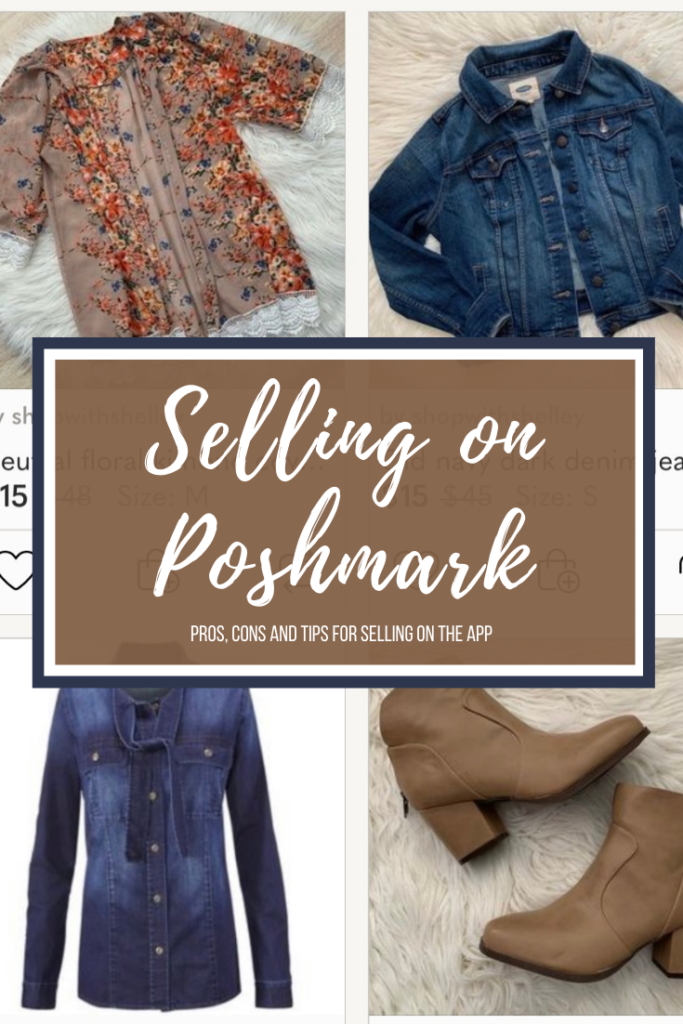 Poshmark vs Mercari: Pros, cons and tips for reselling your clothing on these apps. #isitworthit #reselling #decluttering #whattodowithyouroldclothes