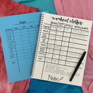 Free Closet Inventory Printable