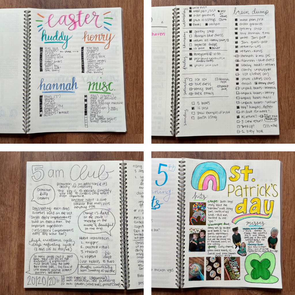 How I Use Multiple Notebooks to Stay Organized – Let's Live and Learn